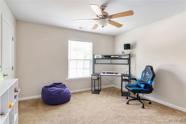 11012 Wingstem Ct, Glen Allen, VA 23060 - bedroom with carpet flooring and a ceiling fan
