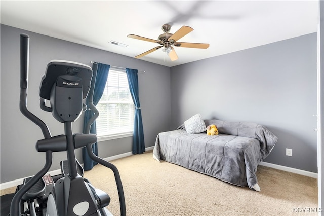 11012 Wingstem Ct, Glen Allen, VA 23060 - bedroom featuring carpet floors and a ceiling fan
