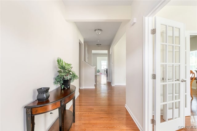 11012 Wingstem Ct, Glen Allen, VA 23060 - hallway with light wood finished floors and baseboards