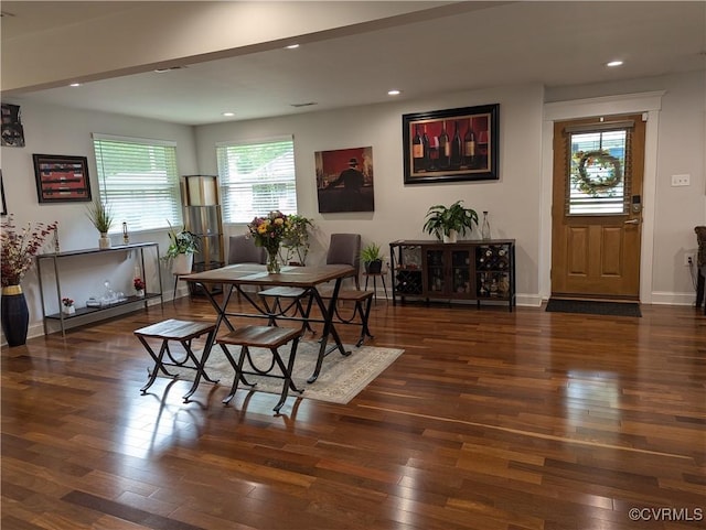 186 Piedmont Ave, Colonial Heights, VA 23834 - dining space featuring wood-type flooring and recessed lighting