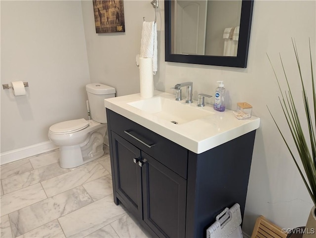 186 Piedmont Ave, Colonial Heights, VA 23834 - bathroom featuring marble look tiles and vanity