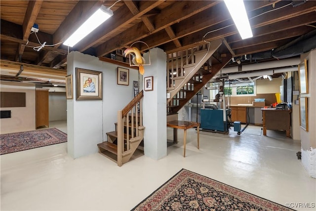 16520 Church St, Amelia Courthouse, VA 23002 - below grade area with stairs