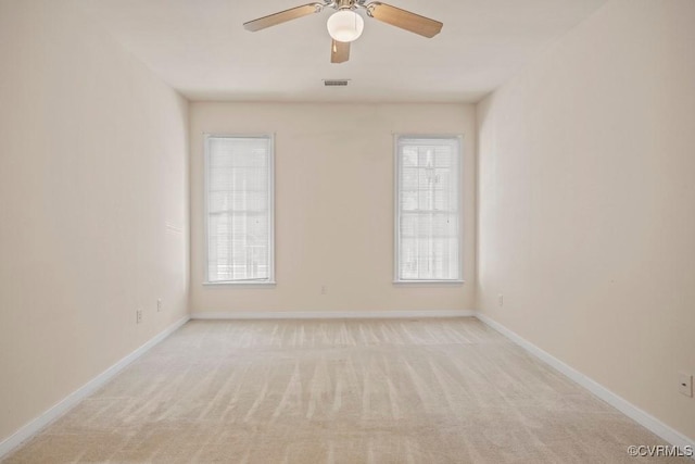 4133 San Marco Dr Unit 4133, Glen Allen, VA 23060 - spare room with a ceiling fan and light colored carpet