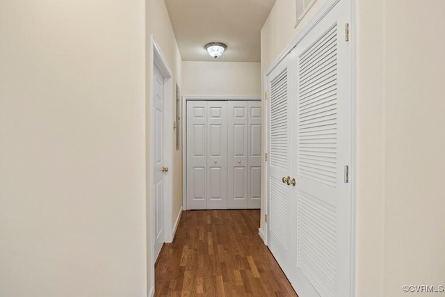4133 San Marco Dr Unit 4133, Glen Allen, VA 23060 - hallway with dark wood finished floors and baseboards