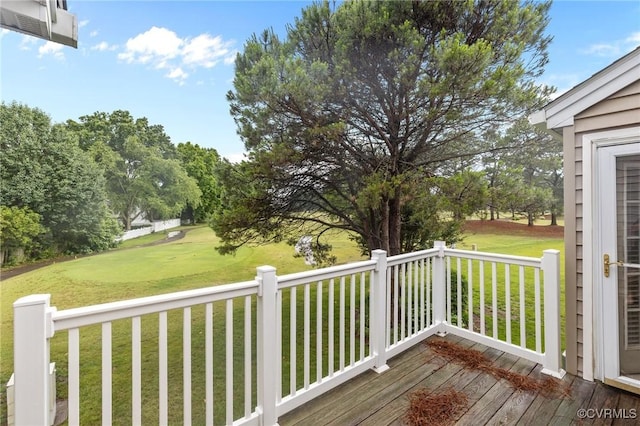 4855 Cypress Point Cir Unit 104, Virginia Beach, VA 23455 - deck with a lawn