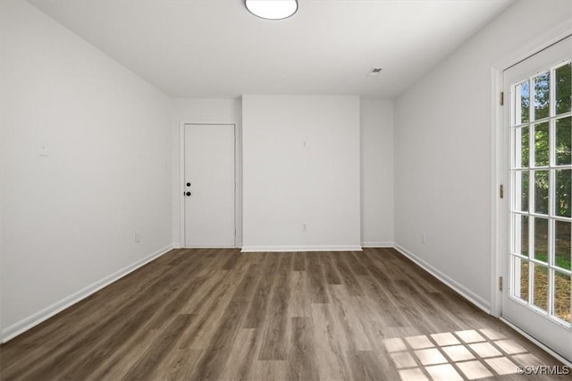 419 Marblethorpe Rd, North Chesterfield, VA 23236 - empty room featuring wood finished floors and baseboards