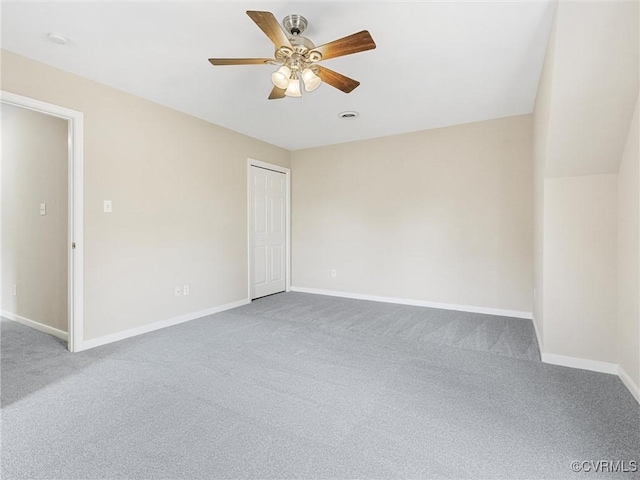 12213 Collinstone Pl, Glen Allen, VA 23059 - carpeted empty room featuring a ceiling fan and baseboards