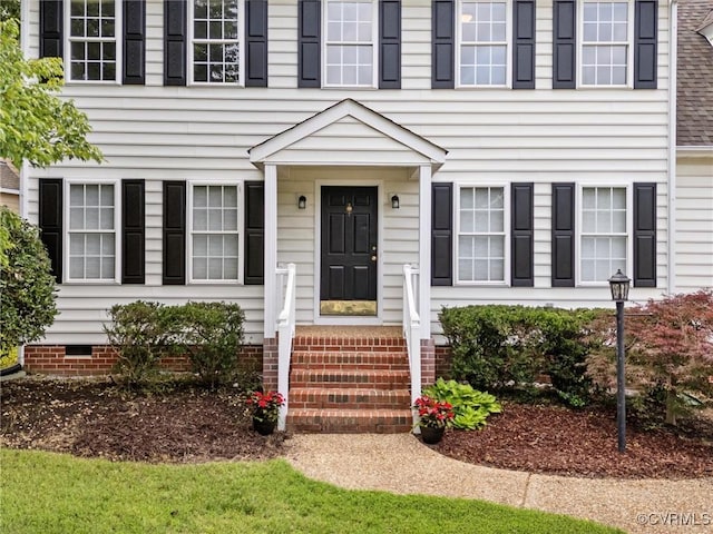 12213 Collinstone Pl, Glen Allen, VA 23059 - doorway to property featuring crawl space