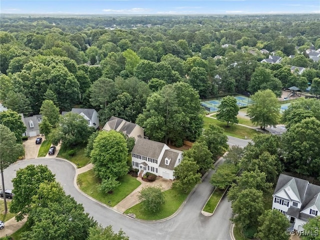 12213 Collinstone Pl, Glen Allen, VA 23059 - aerial perspective of suburban area with a forest