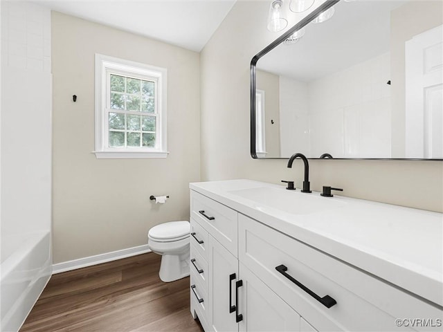 12213 Collinstone Pl, Glen Allen, VA 23059 - full bathroom with vanity and wood finished floors