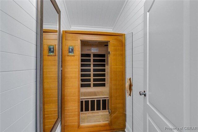 3315 Windmill Point Rd, White Stone, VA 22578 - sauna featuring wood walls
