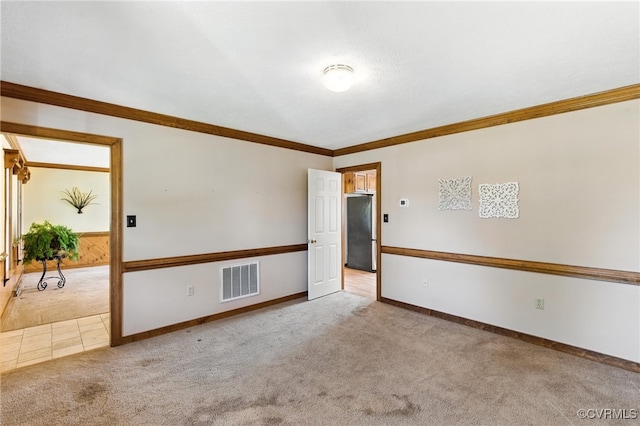 8346 Hanover Grove Blvd, Hanover, VA 23111 - carpeted spare room with ornamental molding and baseboards