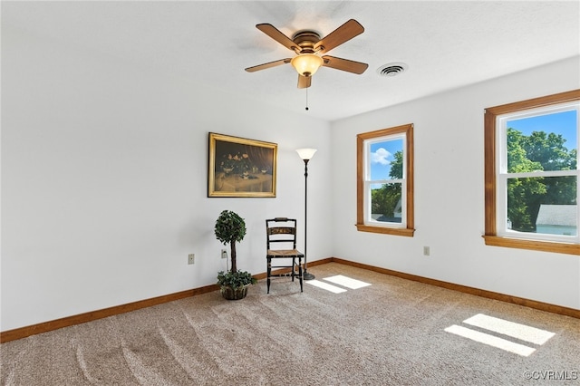 8346 Hanover Grove Blvd, Hanover, VA 23111 - sitting room with carpet flooring and a ceiling fan
