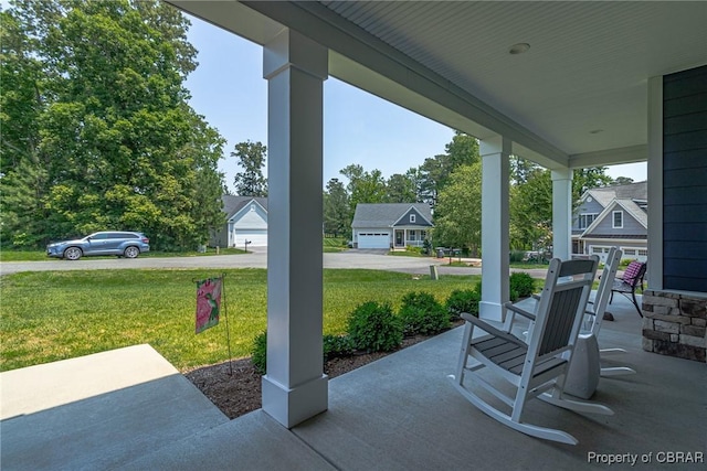 12 Essie Ct, Irvington, VA 22480 - covered porch featuring a yard