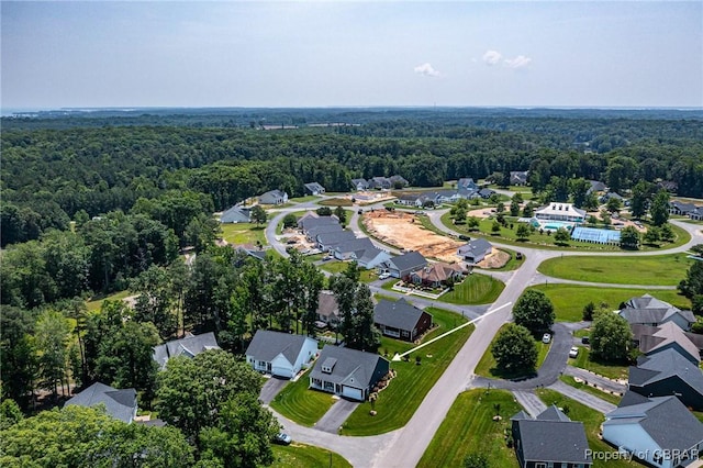 12 Essie Ct, Irvington, VA 22480 - bird's eye view of a heavily wooded area