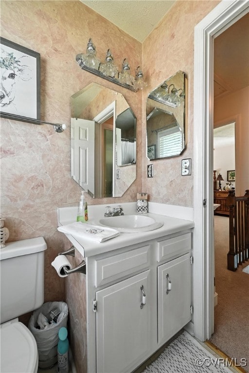 4901 Green Run Dr, Henrico, VA 23228 - bathroom featuring toilet and vanity