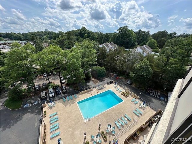 2956 Hathaway Rd Unit 807, Richmond, VA 23225 - drone / aerial view of a pool area