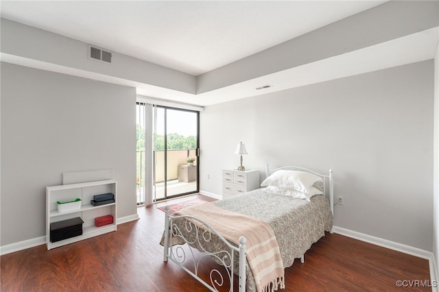 2956 Hathaway Rd Unit 807, Richmond, VA 23225 - bedroom featuring access to outside and wood finished floors