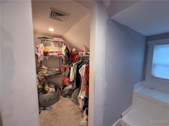 411 Sherman Ave, Hopewell, VA 23860 - walk in closet featuring carpet