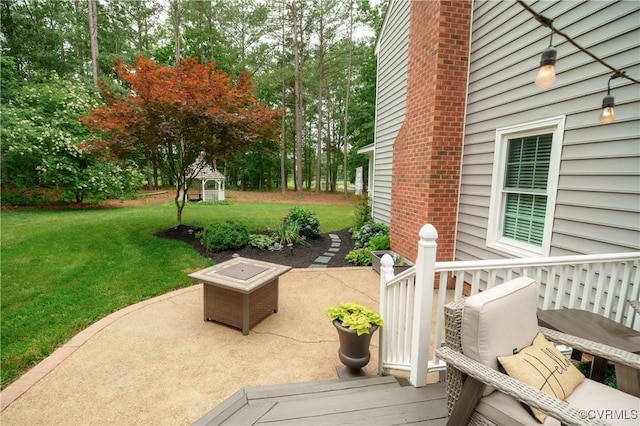 1442 Dorset Rd, Powhatan, VA 23139 - view of patio