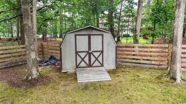 2711 Salisbury Rd, Midlothian, VA 23113 - view of shed featuring a fenced backyard