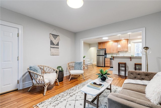 619 Roseneath Rd Unit U21, Richmond, VA 23221 - living area with light wood-style floors