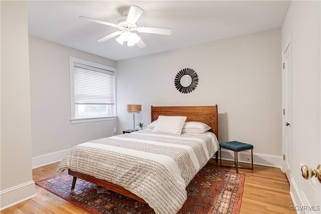 619 Roseneath Rd Unit U21, Richmond, VA 23221 - bedroom featuring light wood-style flooring and a ceiling fan