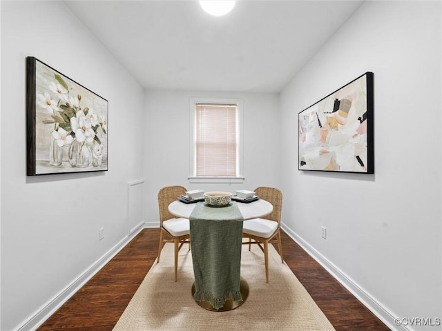 1627 Skipwith Rd, Henrico, VA 23229 - dining area featuring dark wood-style flooring