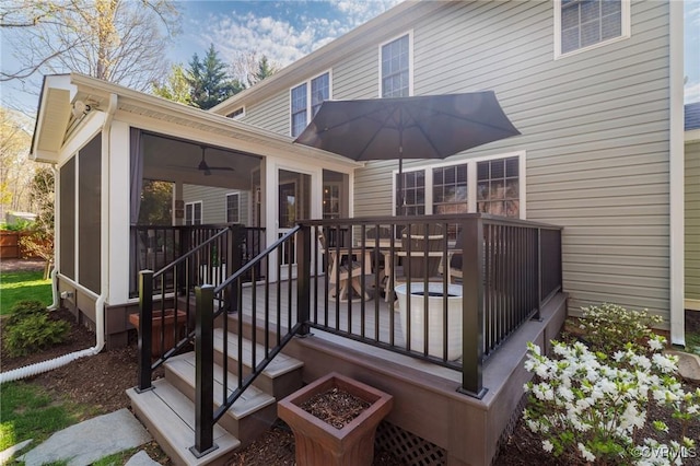 11830 Explorer Ct, Midlothian, VA 23114 - wooden terrace featuring a sunroom