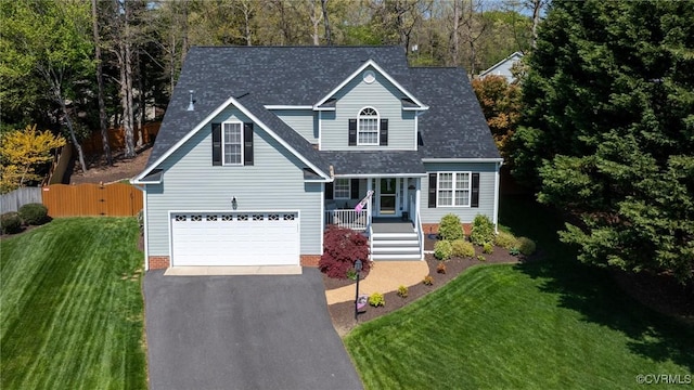 11830 Explorer Ct, Midlothian, VA 23114 - traditional home featuring driveway, a porch, and an attached garage