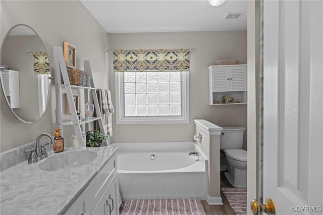 11830 Explorer Ct, Midlothian, VA 23114 - full bath with vanity, a bath, and wood finished floors