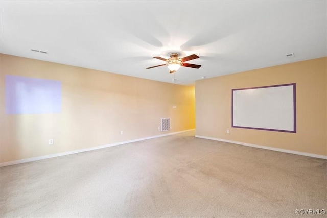 8738 New Holland Ln, Mechanicsville, VA 23116 - spare room featuring a ceiling fan and carpet