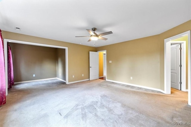8738 New Holland Ln, Mechanicsville, VA 23116 - unfurnished bedroom with carpet floors and a ceiling fan