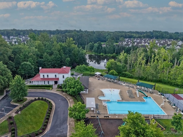8738 New Holland Ln, Mechanicsville, VA 23116 - bird's eye view of a forest and a nearby body of water