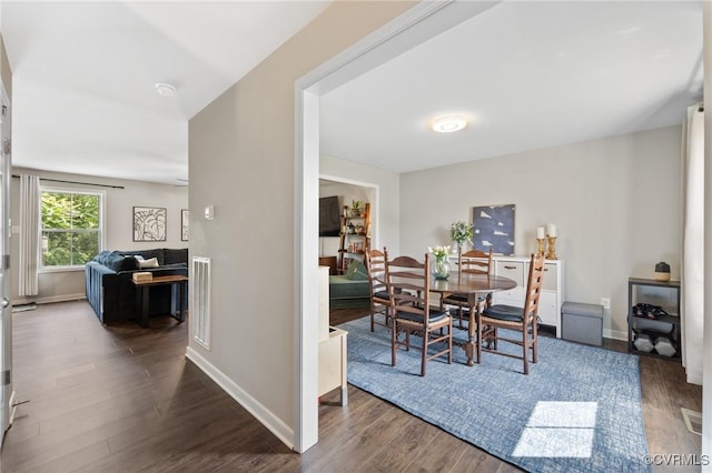 7318 Lancewood Ct, Chesterfield, VA 23832 - dining room with wood finished floors and baseboards