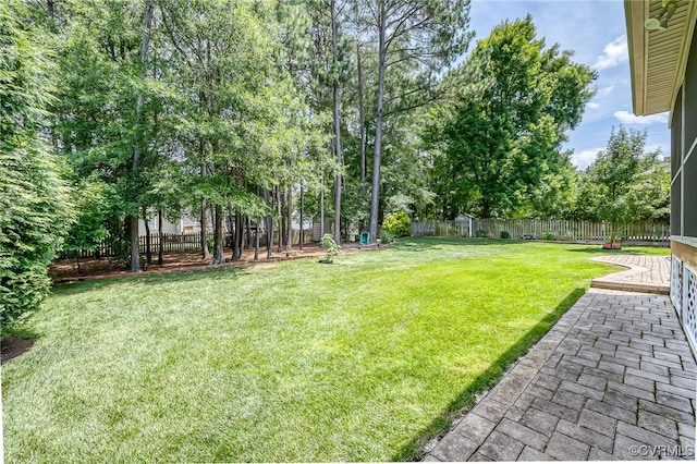 5020 Park Meadows Way, Glen Allen, VA 23059 - fenced backyard featuring a patio area