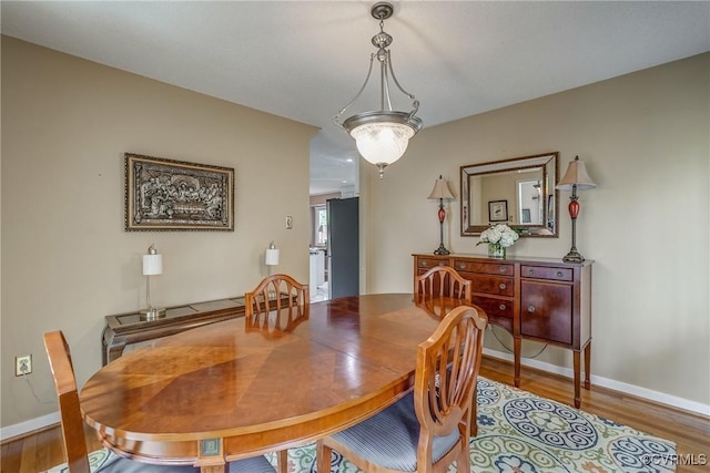 2711 Robson Ct, Henrico, VA 23233 - dining area with wood finished floors and baseboards