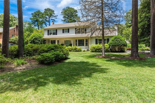 8950 Bellefonte Rd, Henrico, VA 23229 - view of front of property featuring a front lawn