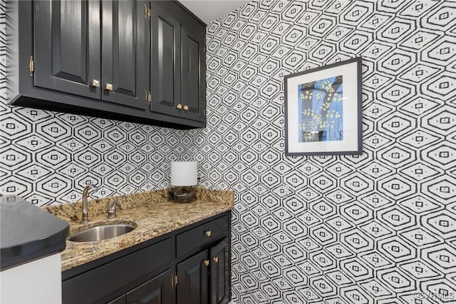 8950 Bellefonte Rd, Henrico, VA 23229 - bathroom with vanity and tasteful backsplash