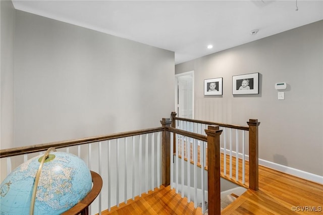 8950 Bellefonte Rd, Henrico, VA 23229 - stairs featuring wood finished floors and recessed lighting