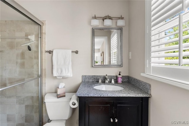 8950 Bellefonte Rd, Henrico, VA 23229 - bathroom featuring plenty of natural light, vanity, and a stall shower