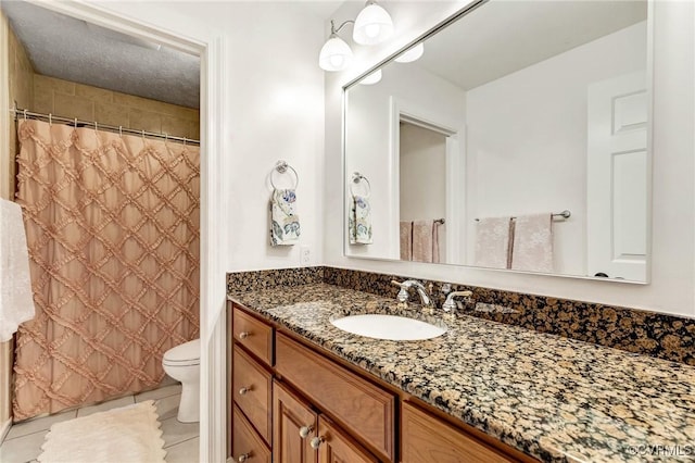8467 Wendellshire Way, Mechanicsville, VA 23111 - full bathroom with vanity, tile patterned floors, and curtained shower