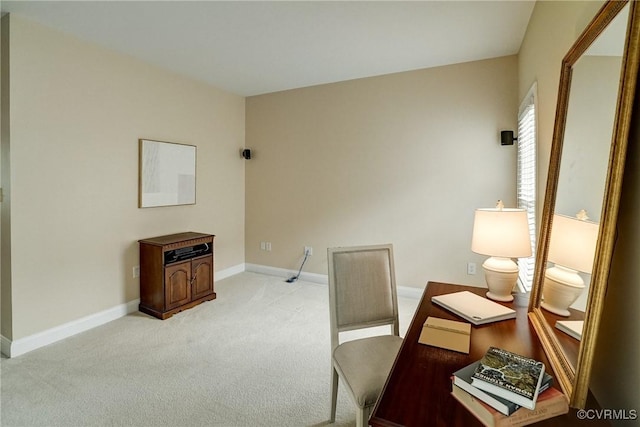 5116 Belmont Park Rd, Glen Allen, VA 23059 - home office featuring light colored carpet and baseboards