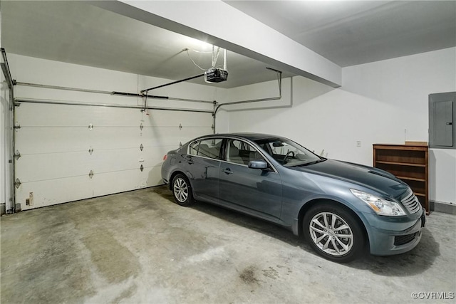 5116 Belmont Park Rd, Glen Allen, VA 23059 - garage with electric panel and a garage door opener