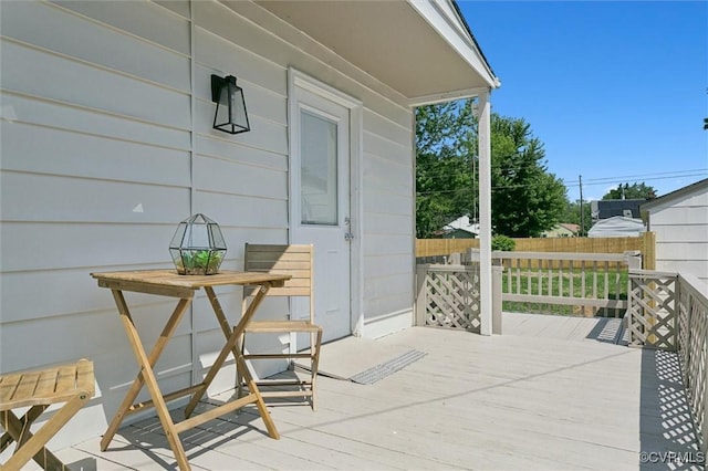 808 Penniman Rd, Williamsburg, VA 23185 - view of wooden terrace