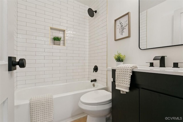 808 Penniman Rd, Williamsburg, VA 23185 - full bathroom featuring vanity and tub / shower combination