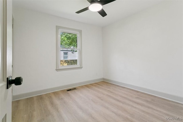 808 Penniman Rd, Williamsburg, VA 23185 - spare room with wood finished floors and a ceiling fan