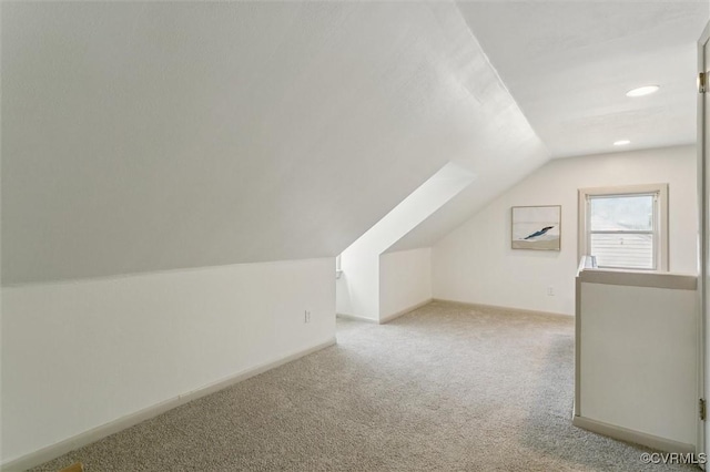 808 Penniman Rd, Williamsburg, VA 23185 - bonus room with carpet floors, lofted ceiling, and recessed lighting