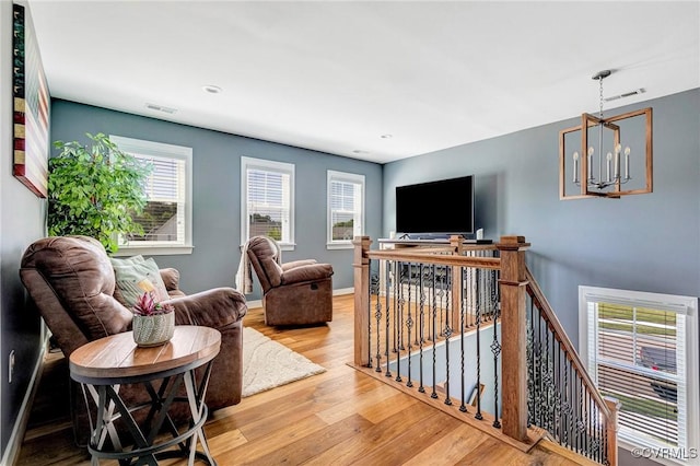 9401 Alsace Ct, Mechanicsville, VA 23116 - living area with wood finished floors and baseboards