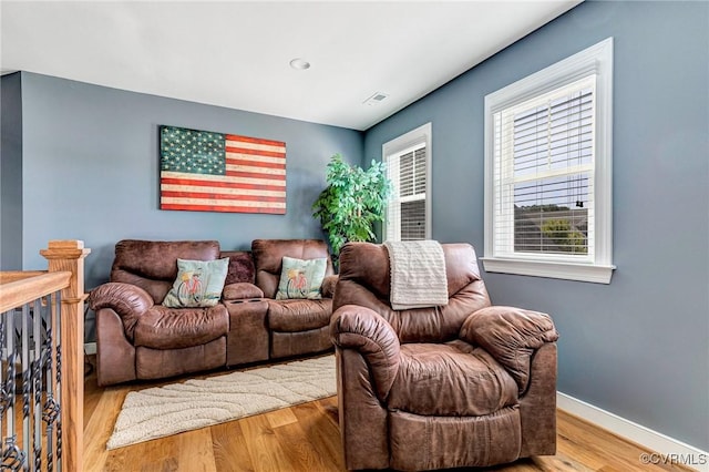 9401 Alsace Ct, Mechanicsville, VA 23116 - living area with wood finished floors and baseboards